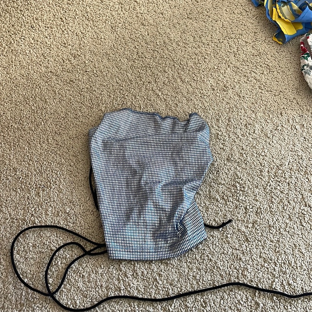 Self tie disco top